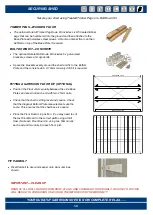 Предварительный просмотр 14 страницы Riverlea Duratuf Garrison Sheds PL46 Assembly Instructions Manual