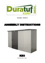 Riverlea Duratuf KIWI KS3 Assembly Instructions Manual preview