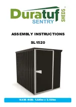 Предварительный просмотр 1 страницы Riverlea Duratuf Sentry Sheds SL1520 Assembly Instructions Manual