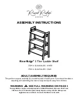 Предварительный просмотр 1 страницы RiverRidge 02-068/06-092 Assembly Instructions Manual