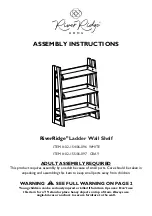 Preview for 1 page of RiverRidge 02-154/06-096 Assembly Instructions Manual