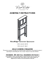 Preview for 1 page of RiverRidge 06-040 Assembly Instructions Manual