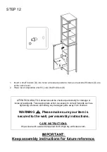 Preview for 14 page of RiverRidge 06-119 Assembly Instructions Manual