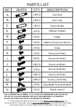 Предварительный просмотр 4 страницы RiverRidge 06-141 Assembly Instructions Manual