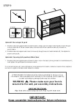 Preview for 9 page of RiverRidge Afton 16-035 Assembly Instructions Manual