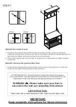 Preview for 8 page of RiverRidge Afton 16-036 Assembly Instructions Manual