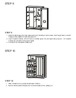 Preview for 9 page of RiverRidge ASHLAND SINGLE DOOR / 3 DRAWER CABINET Assembly Instructions Manual