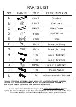 Preview for 4 page of RiverRidge Bayfield 06-113 Assembly Instructions Manual