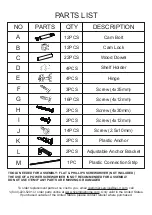 Preview for 4 page of RiverRidge Bayfield 06-114 Assembly Instructions Manual