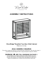 RiverRidge Bayfield 06-115 Assembly Instructions Manual preview