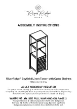 RiverRidge Bayfield 06-116 White Assembly Instructions Manual preview