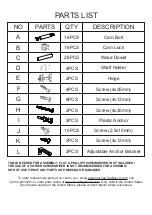 Preview for 4 page of RiverRidge Bayfield 06-116 White Assembly Instructions Manual