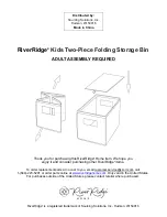 Preview for 10 page of RiverRidge Book Nook 02-161 White Assembly Instructions Manual