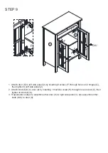 Предварительный просмотр 12 страницы RiverRidge Danbury 06-166 Assembly Instructions Manual