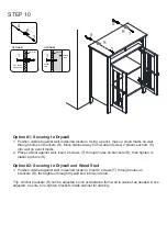 Предварительный просмотр 13 страницы RiverRidge Danbury 06-166 Assembly Instructions Manual