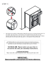 Предварительный просмотр 14 страницы RiverRidge Danbury 06-166 Assembly Instructions Manual