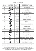 Preview for 7 page of RiverRidge Danbury 06-167 Assembly Instructions Manual