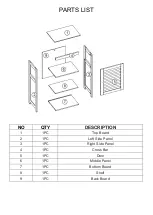 Preview for 3 page of RiverRidge ELLSWORTH 06-029 Assembly Instructions Manual