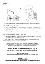 Preview for 10 page of RiverRidge ELLSWORTH 06-029 Assembly Instructions Manual