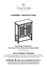 Preview for 1 page of RiverRidge Ellsworth 06-135 Assembly Instructions Manual