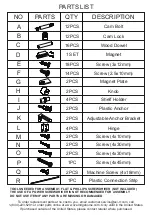 Preview for 4 page of RiverRidge Ellsworth 06-135 Assembly Instructions Manual