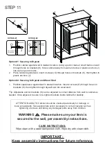 Preview for 10 page of RiverRidge Ellsworth 06-135 Assembly Instructions Manual