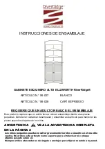 Preview for 16 page of RiverRidge Ellsworth Tall Corner Cabinet 06-027 Assembly Instructions Manual