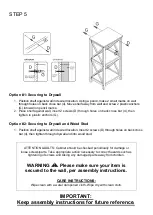 Preview for 7 page of RiverRidge HOME 06-072/16-022 Assembly Instructions Manual