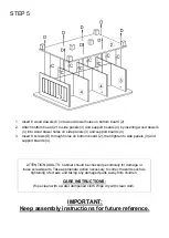 Preview for 7 page of RiverRidge Kids 6 Cubby Storage Activity Table Assembly Instructions Manual