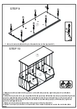 Preview for 9 page of RiverRidge Kids Storage Stacker 02-072 Assembly Instructions Manual