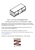 Preview for 12 page of RiverRidge Kids Storage Stacker 02-072 Assembly Instructions Manual