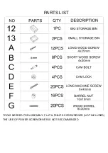 Preview for 4 page of RiverRidge KIDS TABLE W/3 BINS & 2 CHAIRS 01-004 Assembly Instructions Manual