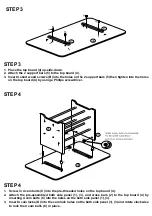 Preview for 6 page of RiverRidge KIDS TABLE W/3 BINS & 2 CHAIRS 01-004 Assembly Instructions Manual