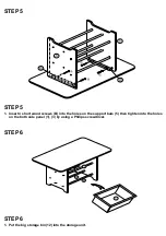 Preview for 7 page of RiverRidge KIDS TABLE W/3 BINS & 2 CHAIRS 01-004 Assembly Instructions Manual