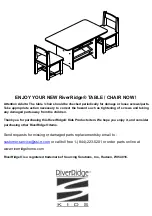 Preview for 11 page of RiverRidge KIDS TABLE W/3 BINS & 2 CHAIRS 01-004 Assembly Instructions Manual