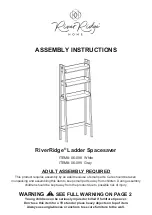 Предварительный просмотр 1 страницы RiverRidge LADDER SPACESAVER 06-098 Assembly Instructions Manual