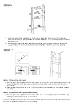 Предварительный просмотр 9 страницы RiverRidge LADDER SPACESAVER 06-098 Assembly Instructions Manual