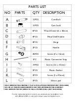 Preview for 4 page of RiverRidge Madison 06-109 Assembly Instructions Manual