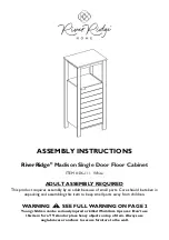 Preview for 1 page of RiverRidge Madison 06-111 Assembly Instructions Manual