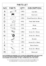 Preview for 4 page of RiverRidge Madison 06-111 Assembly Instructions Manual