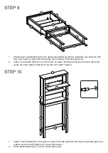 Предварительный просмотр 9 страницы RiverRidge Madison 06-117 Assembly Instructions Manual