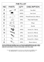 Preview for 4 page of RiverRidge Madison Tall Cabinet 06-108 Assembly Instructions Manual