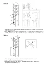 Preview for 9 page of RiverRidge Madison Tall Cabinet 06-108 Assembly Instructions Manual