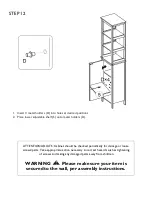 Preview for 10 page of RiverRidge Madison Tall Cabinet 06-108 Assembly Instructions Manual