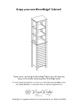 Preview for 11 page of RiverRidge Madison Tall Cabinet 06-108 Assembly Instructions Manual