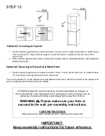 Preview for 10 page of RiverRidge Medford Tall Cabinet 06-106 Assembly Instructions Manual