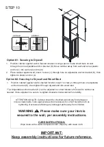 Preview for 12 page of RiverRidge Monroe 06-185 Assembly Instructions Manual