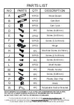 Предварительный просмотр 7 страницы RiverRidge Prescott 06-162 Assembly Instructions Manual