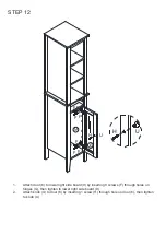 Предварительный просмотр 15 страницы RiverRidge Prescott 06-163 Assembly Instructions Manual