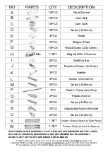 Preview for 4 page of RiverRidge Somerset 06-038 Assembly Instructions Manual